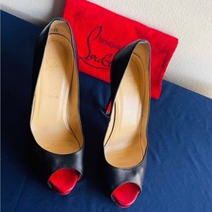 Christian Louboutin Peep Toe Heels - Authentic